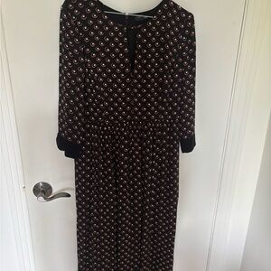 Club Monaco Black Geometric Dress